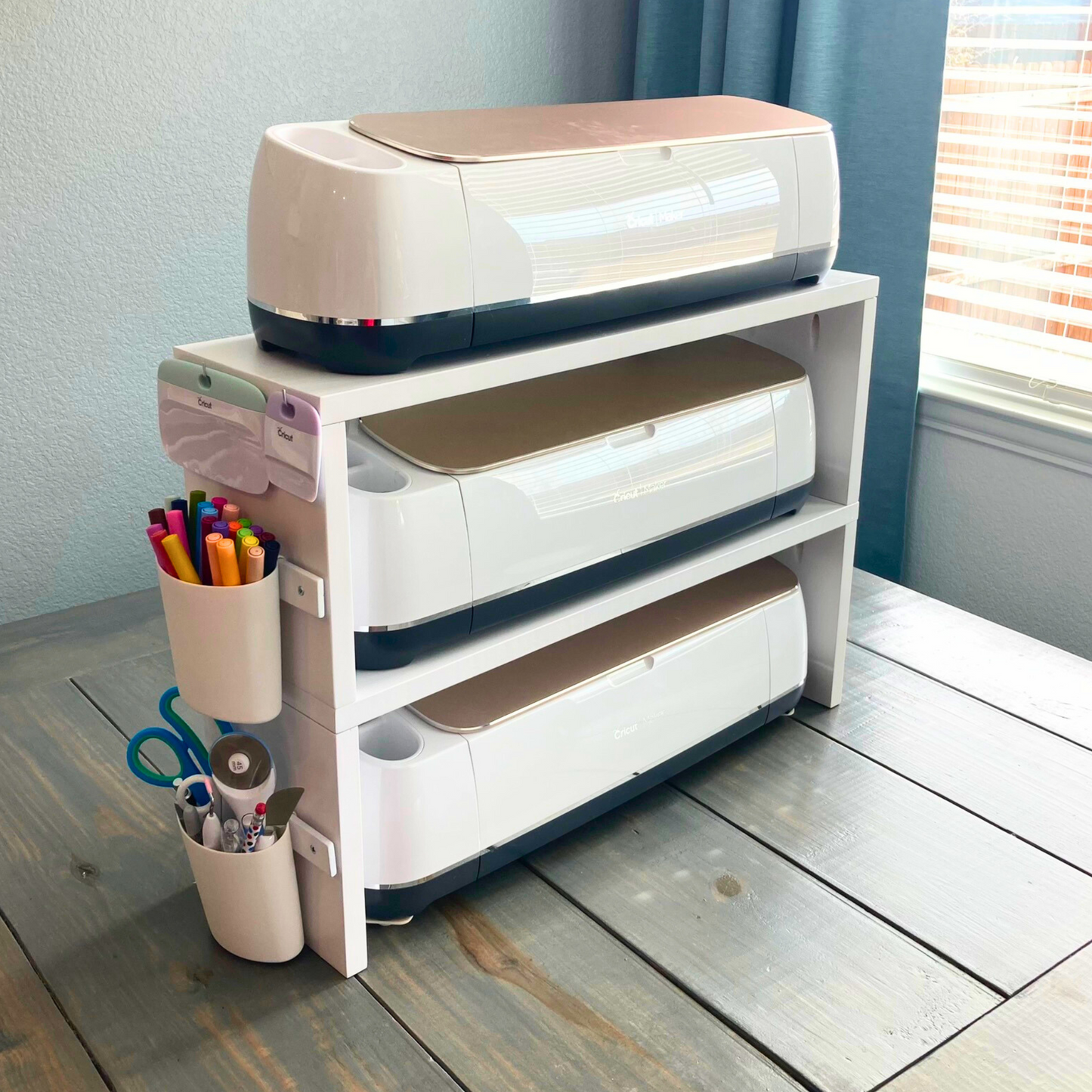 Double Stand with Cups for Cricut or Silhouette Machines