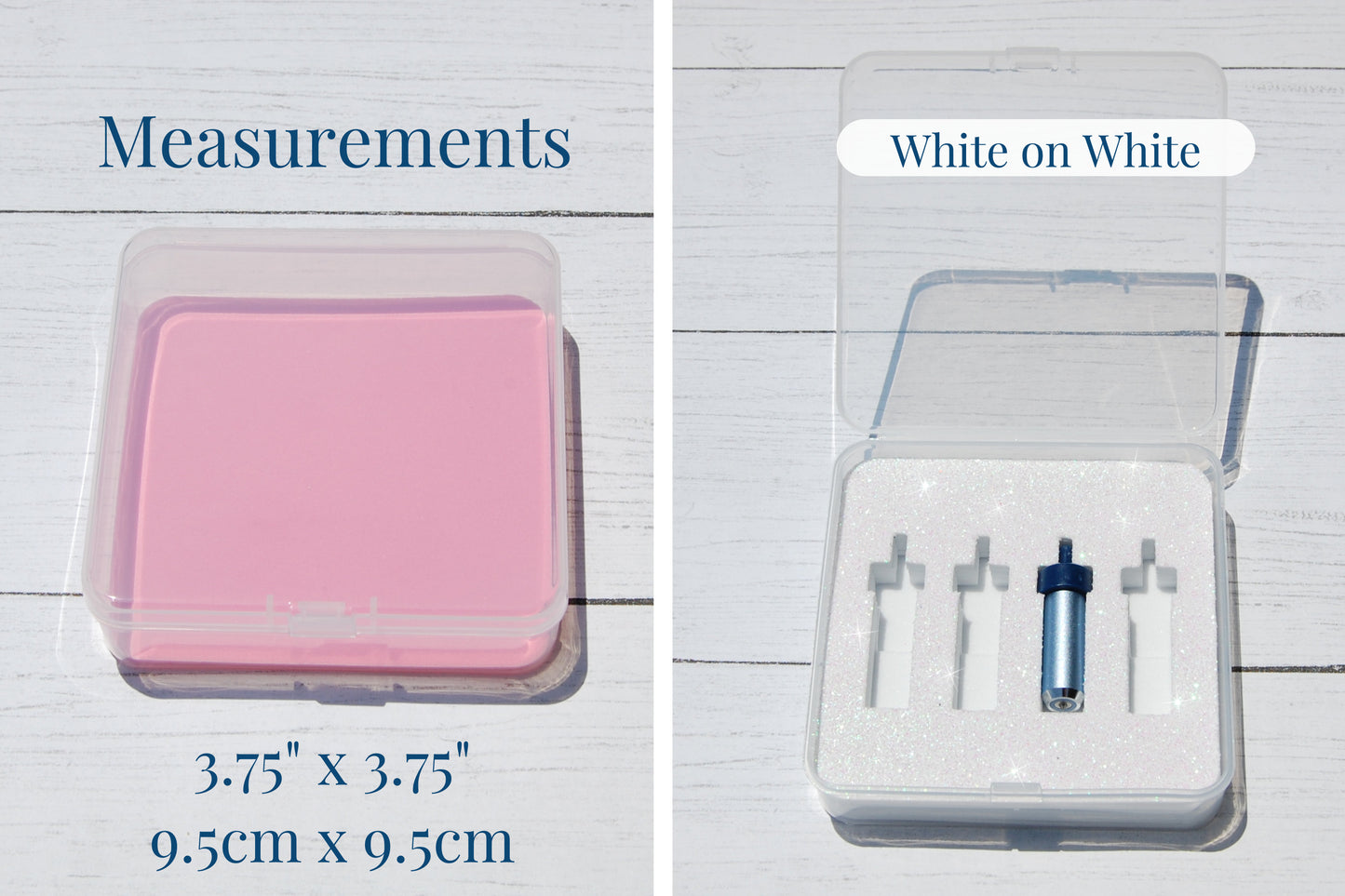 Cricut JOY Blade Holder, Joy xtra Portable Tool Organizer Clear Case, Glitter Foam Storage Insert, Accessories Caddy, Craft Travel Box