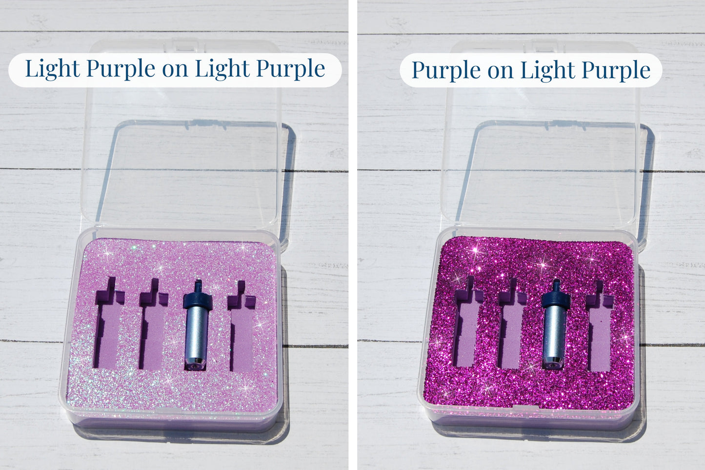 Cricut JOY Blade Holder, Joy xtra Portable Tool Organizer Clear Case, Glitter Foam Storage Insert, Accessories Caddy, Craft Travel Box