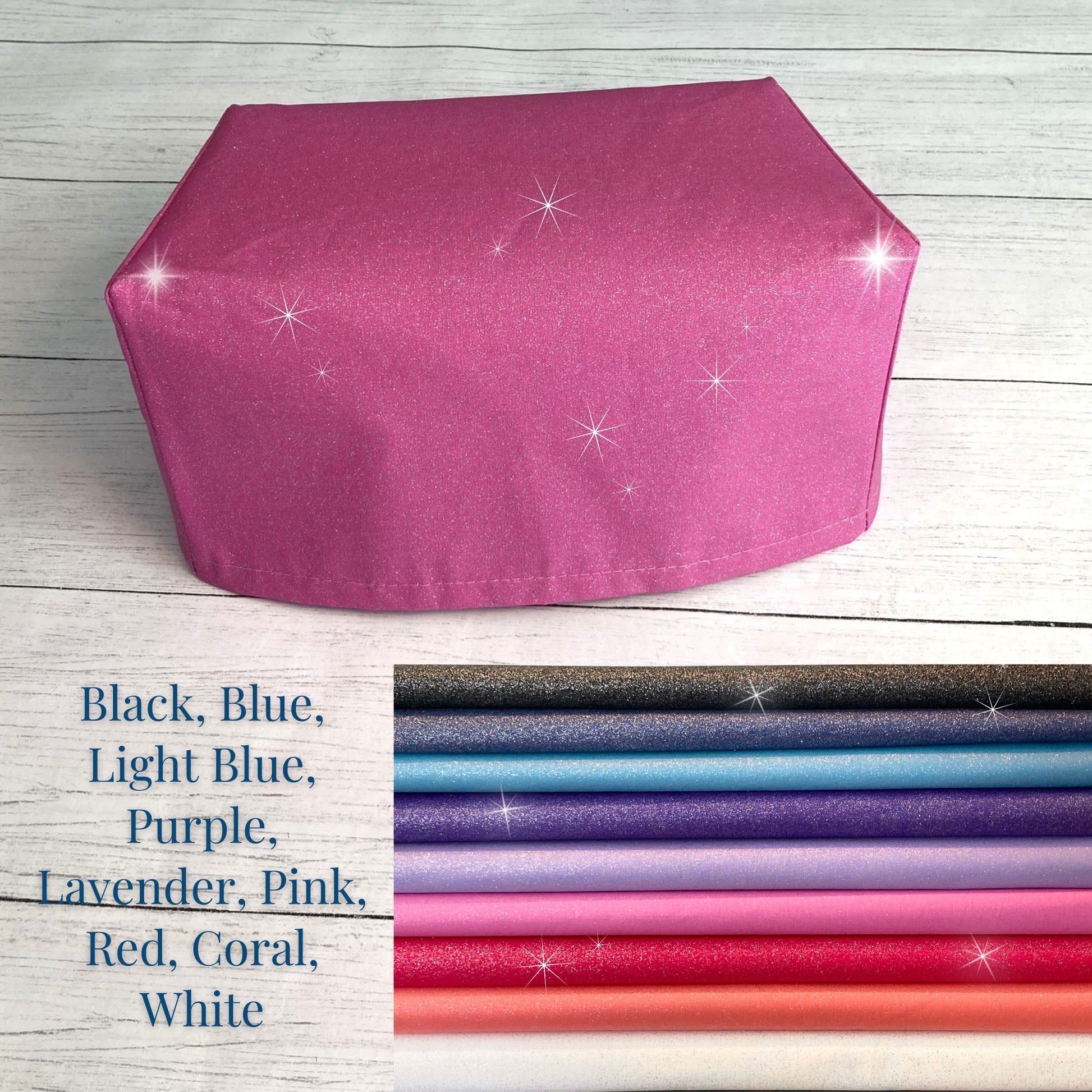 Glitter Dust Cover for Cricut Joy Machines, JOY xtra Extra Solid Color Protector Jacket, Glitter Craft Storage Cover