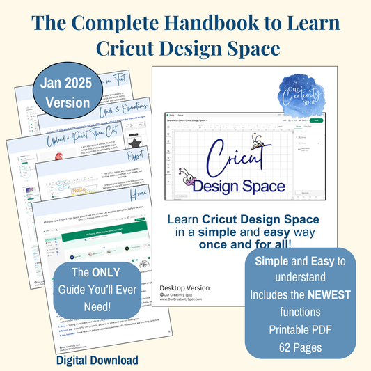 Cricut Design Space E-Book Guide for Beginners